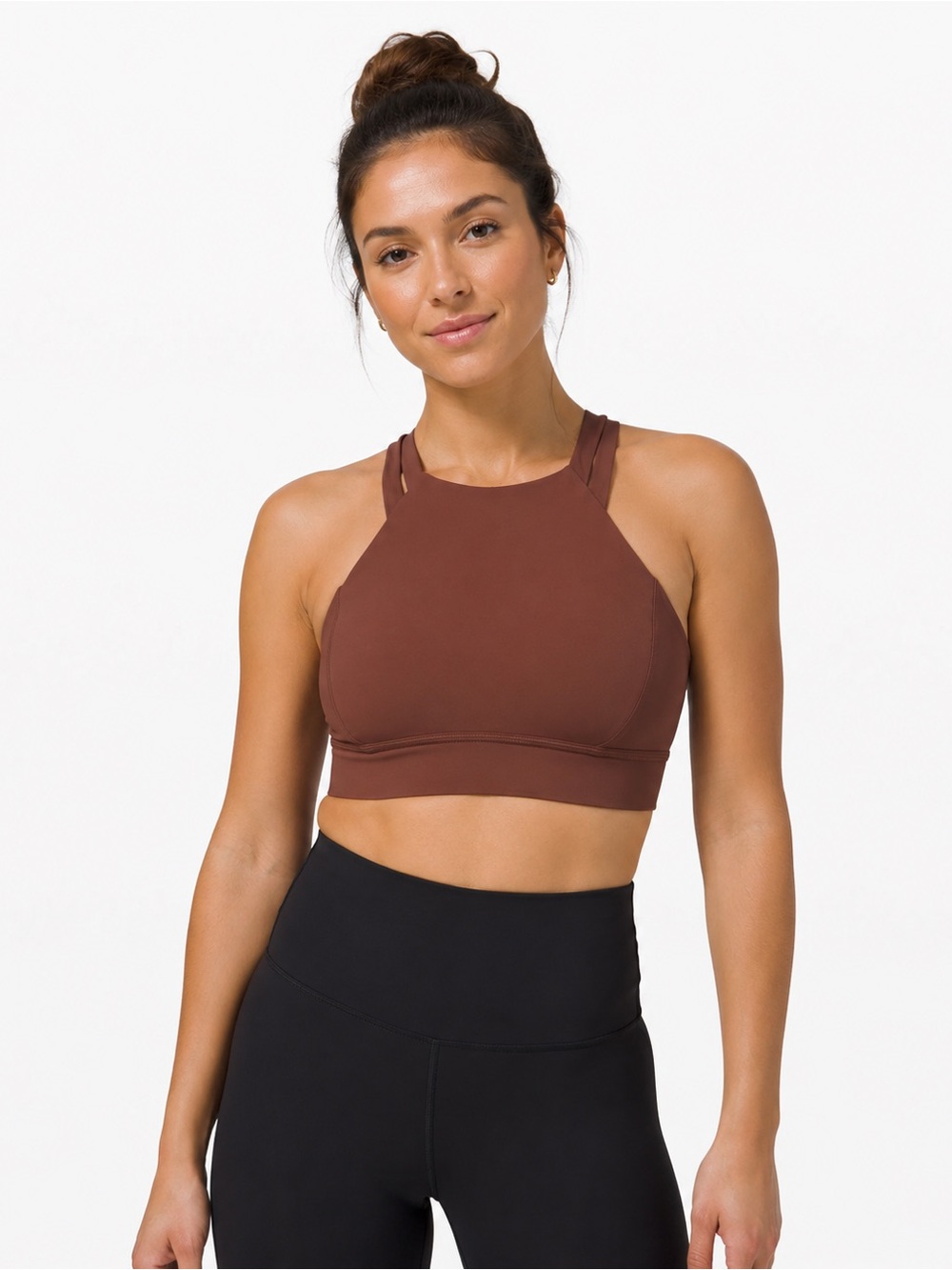 Lululemon Athletica Strong at Heart Bra in Ancient Copper size 6 Strappy